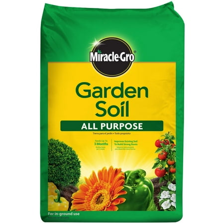 Miracle-Gro Garden Soil All Purpose 0.75 CF - Walmart.com