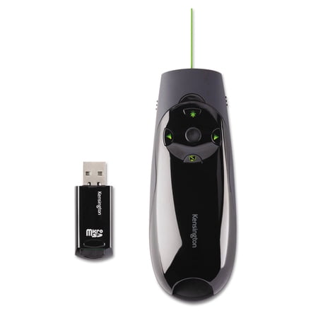 UPC: 0085896724261 | Kensington Presenter Expert Green Laser Wireless Presenter  Class 2  Black