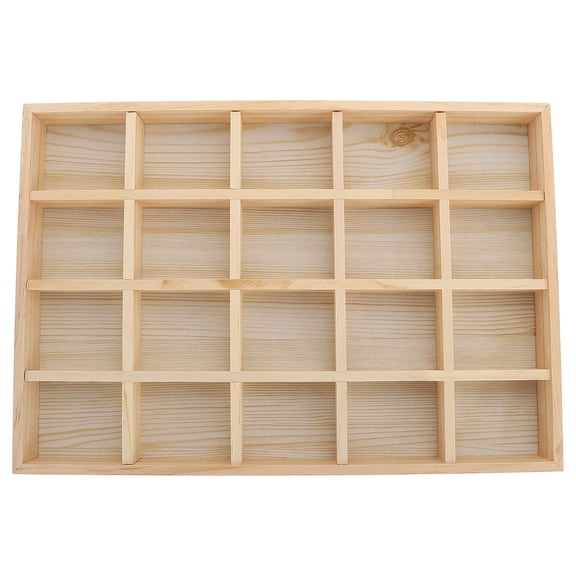 LEORX Tabletop Decoration Wooden Jewelry Organizer 1Pcs