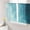 Turquoise, variant on Sheer Curtains 108 Inches Long 2 Panels Set for Living Room, Black Grey Ombre Semi Sheer Curtains for Windows, Coastal Beach Modern Abstract Art Voile Window Treatments Rod Pocket Curtain