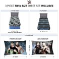 thumbnail image 3 of Franco Kids WWE Industrial Strength Twin Sheet Set, 3 of 5
