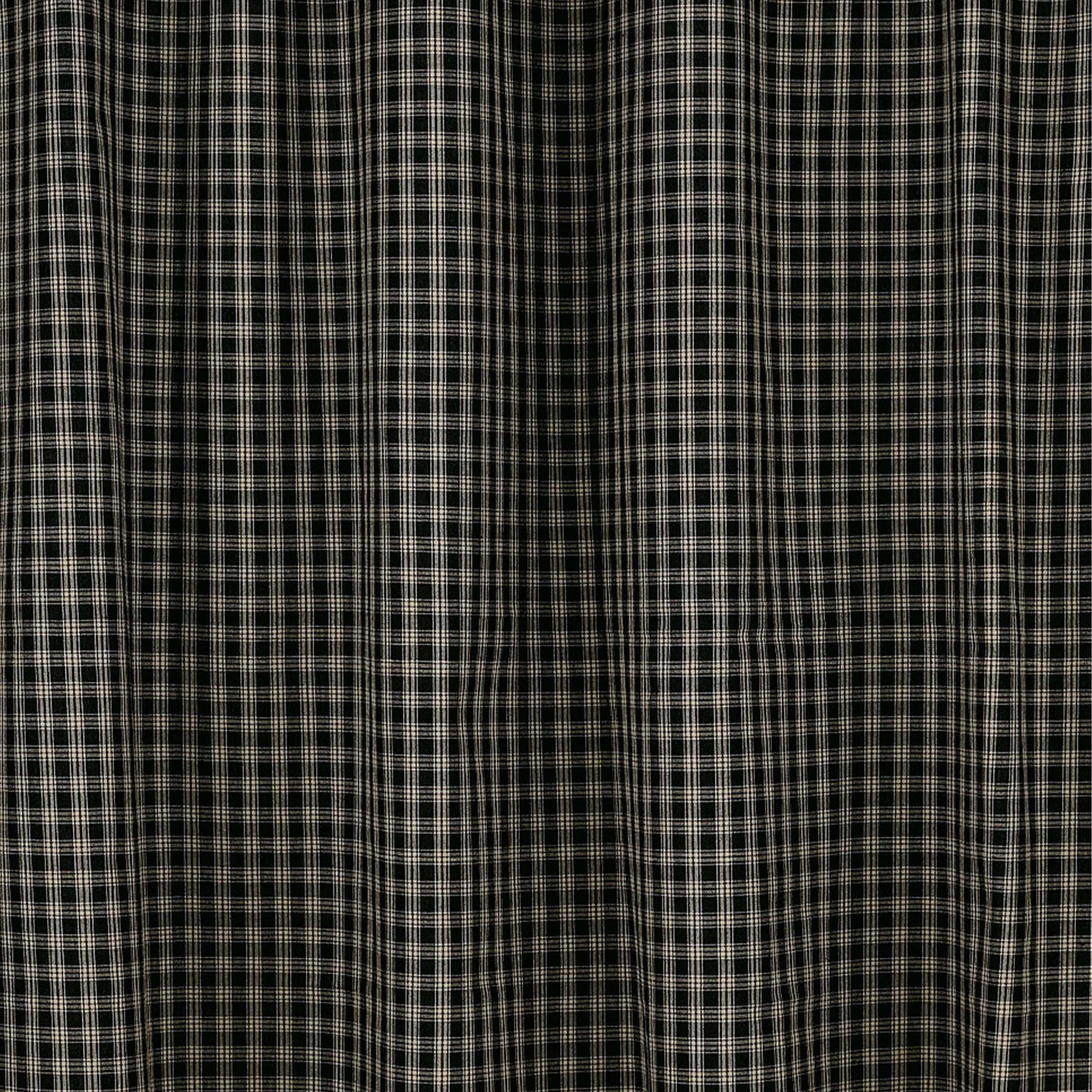 Park Designs Black Sturbridge Shower Curtain