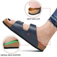 thumbnail image 3 of Arete Arch Supportive Cork Footbed Slide Sandals for Womens, 3 of 8