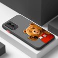 thumbnail image 3 of Funda mate para Oneplus 10 9 8T 8 7 7T 6 6T 5T PRO NORD CE 2 N10 N100 5G Funda Coque Capa Shell travieso t-oso de peluche pareja, 3 of 5