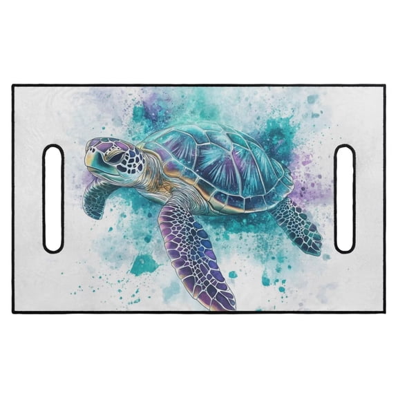 Aplkyhs Sea Turtle Golf Cart Seat Covers Club Car Lightweight Golf Blanket Fits All EZGO Club Car and More Golf Carts Foldable Keep Warm in Winter
