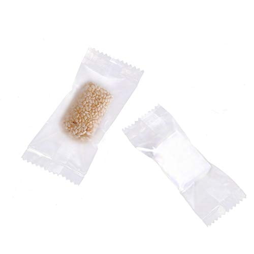 3.5x1.5 HinLot 200pcs Homemade Candy Wrappers Nougat Cookie Bar Packaging Cello Treat Bags