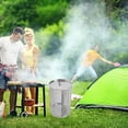 thumbnail image 4 of Panier de Grillage à Rouler, Gril Rond, Panier à Rouler en Acier Inoxydable, Panier de Grillage en Treillis Métallique pour Pique-Nique de Camping, pour les Légumes, Frites, 4 of 8