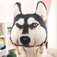 thumbnail image 2 of 38*35CM New Hot 3D Samoyed Husky Dog Plush Toy Dolls Stuffed Animal Dog Pillow Home Car Decoration Creative Birthday Gift heqiyong LED, 2 of 2