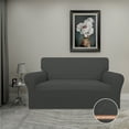 thumbnail image 4 of Easy-Going 100% Waterproof Couch Cover, Loveseat, Dark Gray, 4 of 7
