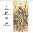 thumbnail image 2 of The Legend Of Zelda Shower Curtain Waterproof Polyester Fabric Bathroom Curtain Decorative Set with 12 Hooks, 2 of 7