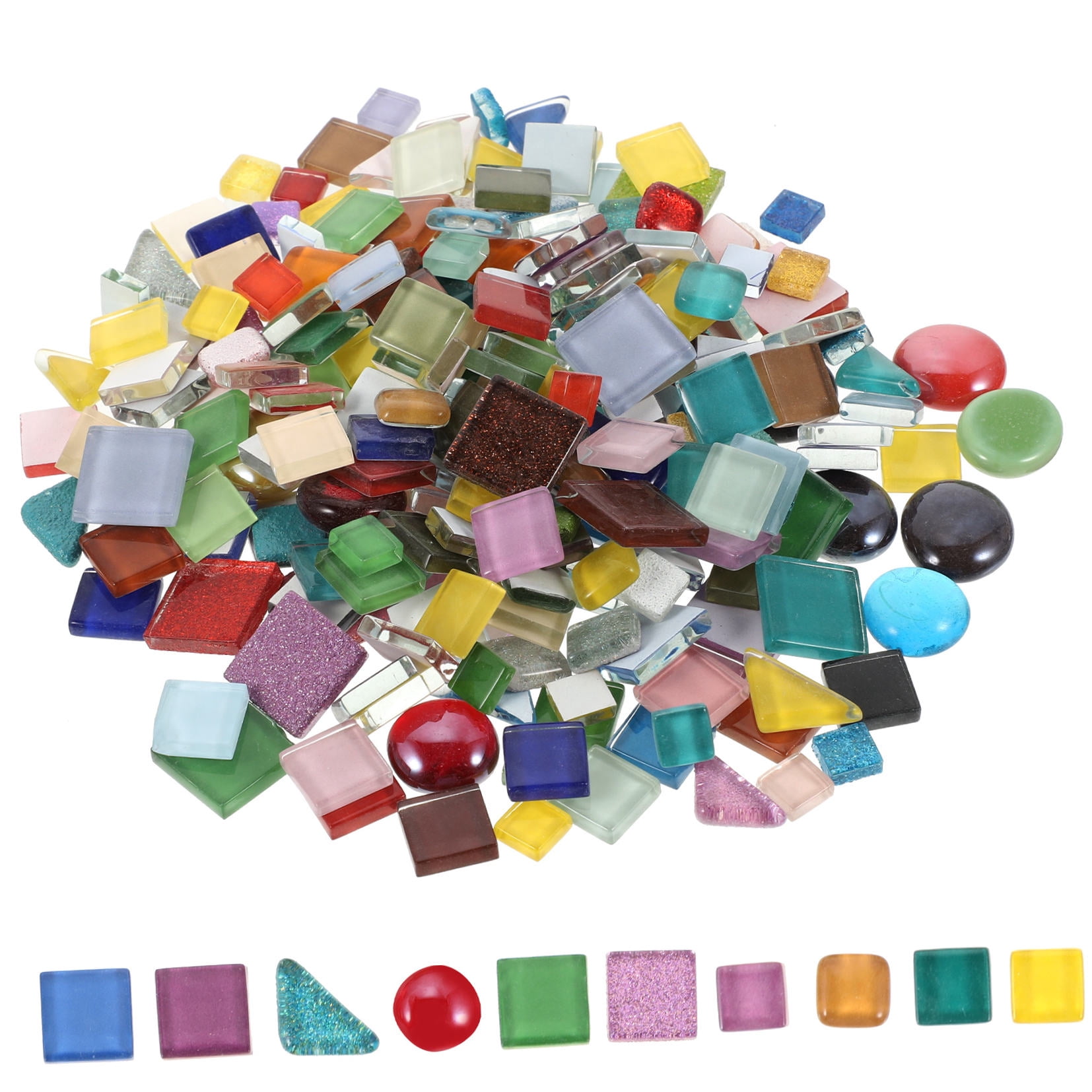 WHAMVOX  Flowerpot DIY Mosaic Tile Stones Tiles for Crafts Bulk Self