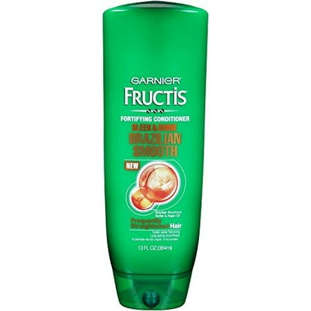 Garnier Hair Care Fructis Brazilian Smooth Conditioner, 13 Fluid (Best Hair Care Products For Virgin Brazilian Hair)