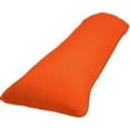 thumbnail image 6 of Crescent 2 Pack Orange Body Pillow Cover, Pillowcases, 100% Pure Natural Cotton Jersey, Soft and Cozy, Envelope Closure, Hypoallergenic, Breathable 21"x 54" (2 Body Pillowcases 21"x54", Orange), 6 of 6