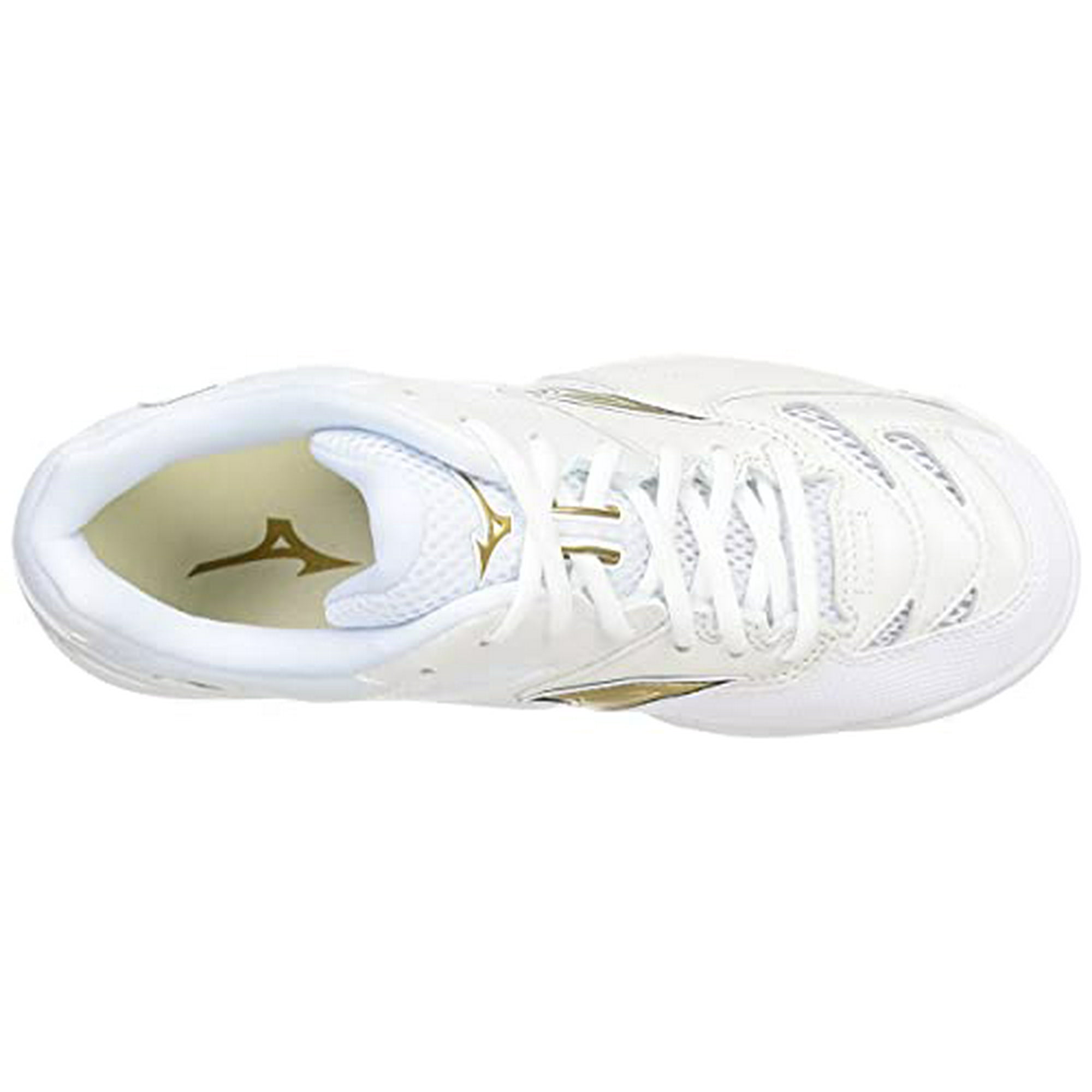 Mizuno] Badminton Shoes Wave Fang PRO White x Gold 22.5 cm 2E