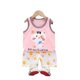 thumbnail image 1 of 4T 75MaroonSummer Cute Cartoon 2pcs Niños Bebé Niños Niñas Chaleco de dibujos animados Top Shorts Pantalones Conjunto Ropa Niños Pijamas Niñas Ropa Conjuntos esquí esquí Gafas de esquí, 1 of 4