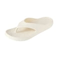 thumbnail image 6 of Rokment Ortho Flip Flops for Women Lightweight Waterproof Bathroom Shower Slippers Beach Summer Swim Pool Non Slip Walking Slip on Slides Water Sandals White Size 7.5, 6 of 7