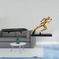 thumbnail image 2 of Bandeja para servir,Bandeja para servir frutas,centro de mesa con almacenamiento,Estatua del corredor,Estatua de corredor Escultura de arte abstracto Figura,Estatua de personaje para centro de, 2 of 8
