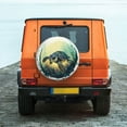 thumbnail image 2 of Daiia Watercolor Turtle3 Tire Covers , Travel Trailer Camper Truck SUV Motorhome Waterproof Wheel Cover, Sun Rain Snow Protector-16 inch, 2 of 9
