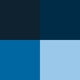 thumbnail image 4 of Juego de colores Paint Vallejo Game Color de 4 x 18 ml, tonos azules, 4 of 4