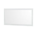 thumbnail image 5 of Wyndham Collection Sheffield 59" Mirror Wood Double Bathroom Vanity in White, 5 of 7
