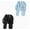 2pack-black+blue, variant on Flip Flops for Women & Men Foldable, Lightweight, Non-Slip & Quick-Dry Travel Sandals for Shower, Beach, Camp & Bathroom
