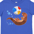 thumbnail image 4 of Inktastic Cute Otter and Beachball Boys or Girls Toddler T-Shirt, 4 of 5