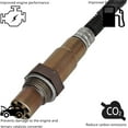 thumbnail image 3 of 234-4753 4 Wire Oxygen Sensor Fit for Audi TT Quattro 1.8L VW Jetta 2.0L 2006-2000 O2 Sensor, 3 of 8