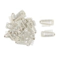 thumbnail image 1 of 20 Pcs Pinces à Pression Accessoires Beige, 1 of 8