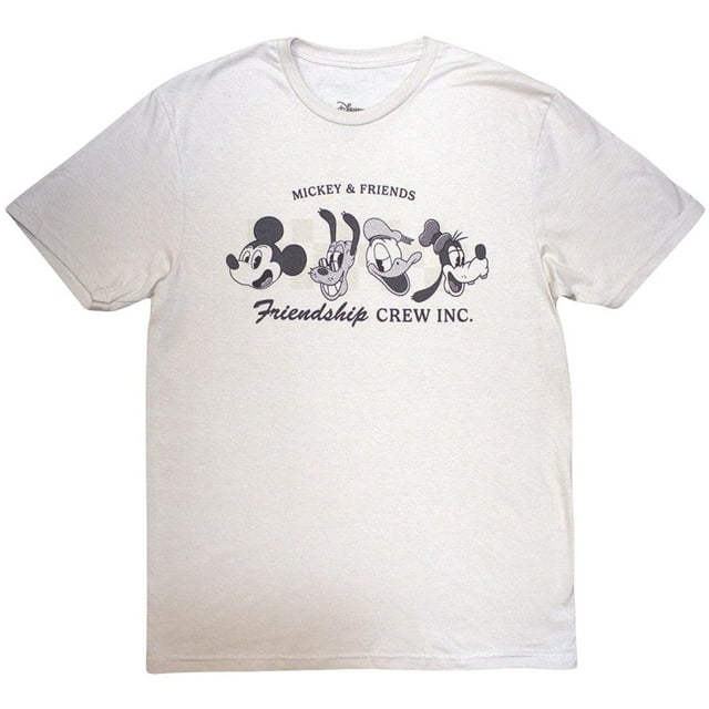 Mickey & Friends Adult Friendship Crew Inc T-Shirt