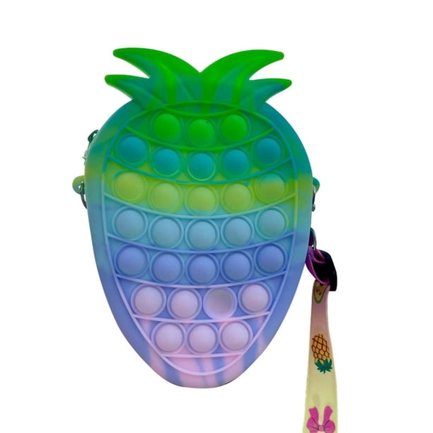 Push Bubble Bags Sensory Toy Stress Reliever Bolsa De Silicona Bolsa De Hombro Para Niños Y Adultos Advancent AP007822-02