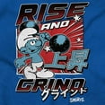 thumbnail image 2 of The Smurfs Kanji Rise and Grind Men Big & Tall Graphic Tee Brisco Brands 4X, 2 of 5