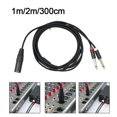 thumbnail image 3 of GLFILL Dual 1/4 Inch to XLR Male Y Splitter Cable for Clear Signal Transmission 2M, 3 of 4