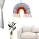 thumbnail image 4 of Colgante de pared de arco iris, decoración de pared tejida de arco iris para niñas, guardería, dormitorio, sala de juegos, decoración de habitación de bebé, 4 of 5