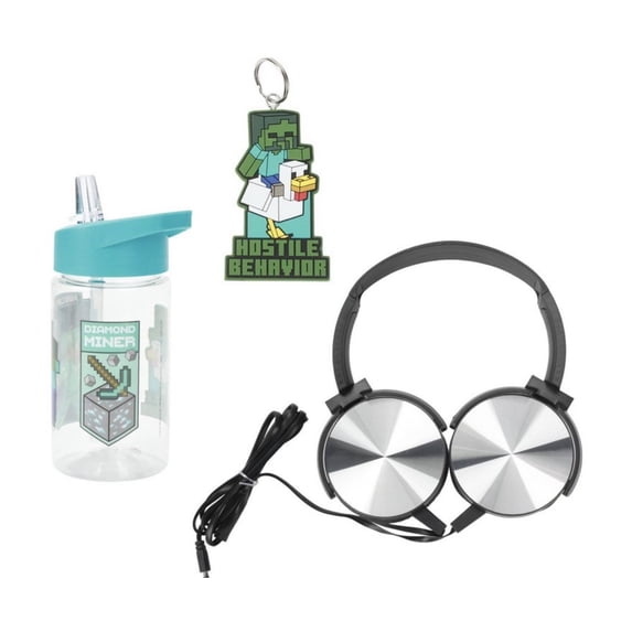 Minecraft Creeper 5-Piece 16-Inch Backpack Set 3