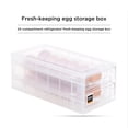 thumbnail image 2 of Caja De Almacenamiento De Huevos Tipo Cajón De 24 Rejillas, Cajón Para Huevos De Cocina, Bandeja Para Huevos, Contenedor De Almacenamiento Para Refrigerador sonducket HA023462-00, 2 of 7