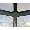 thumbnail image 2 of Palram - Canopia Oasis 12' Walk-In Hexagonal Greenhouse - Gray - with 2 Louver Windows, 2 of 12