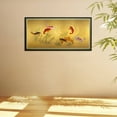 thumbnail image 2 of Oriental Furniture Seven Lucky Fish Canvas Wall Art, Printed on canvas, wall décor, living room item, 35.25"W x17.75"H, 2 of 2