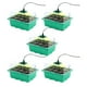 thumbnail image 1 of Kit de cultivo de plantas con luz LED para crecimiento | 5 bandejas para iniciar semillas con domos ajustables de humedad | Material transparente libre de BPA | Orificios de drenaje | Para, 1 of 9