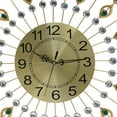 thumbnail image 3 of PEAKORA26.4'' Modern 3D Large Wall Clock Metal Watch Art Design Home Living Room Decor, 3 of 13