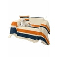 thumbnail image 2 of Orange Blue Stripe Couch Cover for Dogs, Minimalist Farmhouse Stripes Washable Sofa Covers Slipcover for Pets Dogs Futon Cover, Couch Recliner Covers, Oversized Chair Slipcover 71"x91", 2 of 9