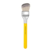 Bdellium Tools Professional Makeup Brush - Studio Series 951 Small Slanted Double Dome Blender - With Soft Synthetic Fibers, For Quick and Easy Application and Blending (Yellow, 1pc)