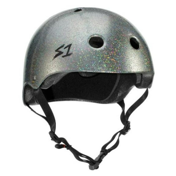 S1 Mega Lifer Helmet - Silver Gloss Glitter