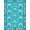 Turquoise Blue, Pattern 2, variant on ODIKA 8'x10' Washable Area Rug Bathroom Deep Surf Featuring Creatures Nautical Ocean Funky Theme for Dining Room, Large Office, Lounge, Non-Slip Chair-Friendly Mat