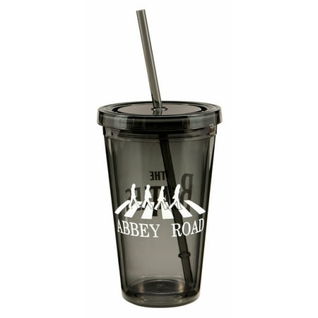 

The Beatles Collectible 2012 Vandor Fab Four Figures Abbey Road 18 oz Travel Cup