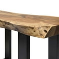 thumbnail image 6 of Alaterre Furniture Alpine Natural Live Edge Wood Media Console Table, 6 of 7