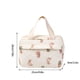 thumbnail image 3 of Neceser Transparente con Cremallera, Bolsa de Cosméticos Portátil de Algodón Acolchado, Organizador de Maquillaje de Viaje de Gran Capacidad, 25 X 20 X 9 Cm, Diseño Multicompartimento, Elegante y con, 3 of 7