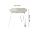 thumbnail image 3 of DPTALR Foldable Small Table Movable Small Round Table Foldable Small Coffee Table Small Dining Table Suitable For Use Beside To The Sofa, 3 of 6