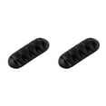 thumbnail image 4 of braveheart Silicone Cable Winder Desktop Management Clip Cable Holders Cable Organizer Good black 2Set, 4 of 6
