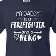 thumbnail image 4 of Inktastic My Daddy is a Firefighter and a Hero Youth T-Shirt, 4 of 5