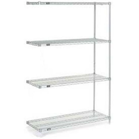 

Global Industrial Nexelate Wire Shelving Add-On 24 x 14 x 63 in.